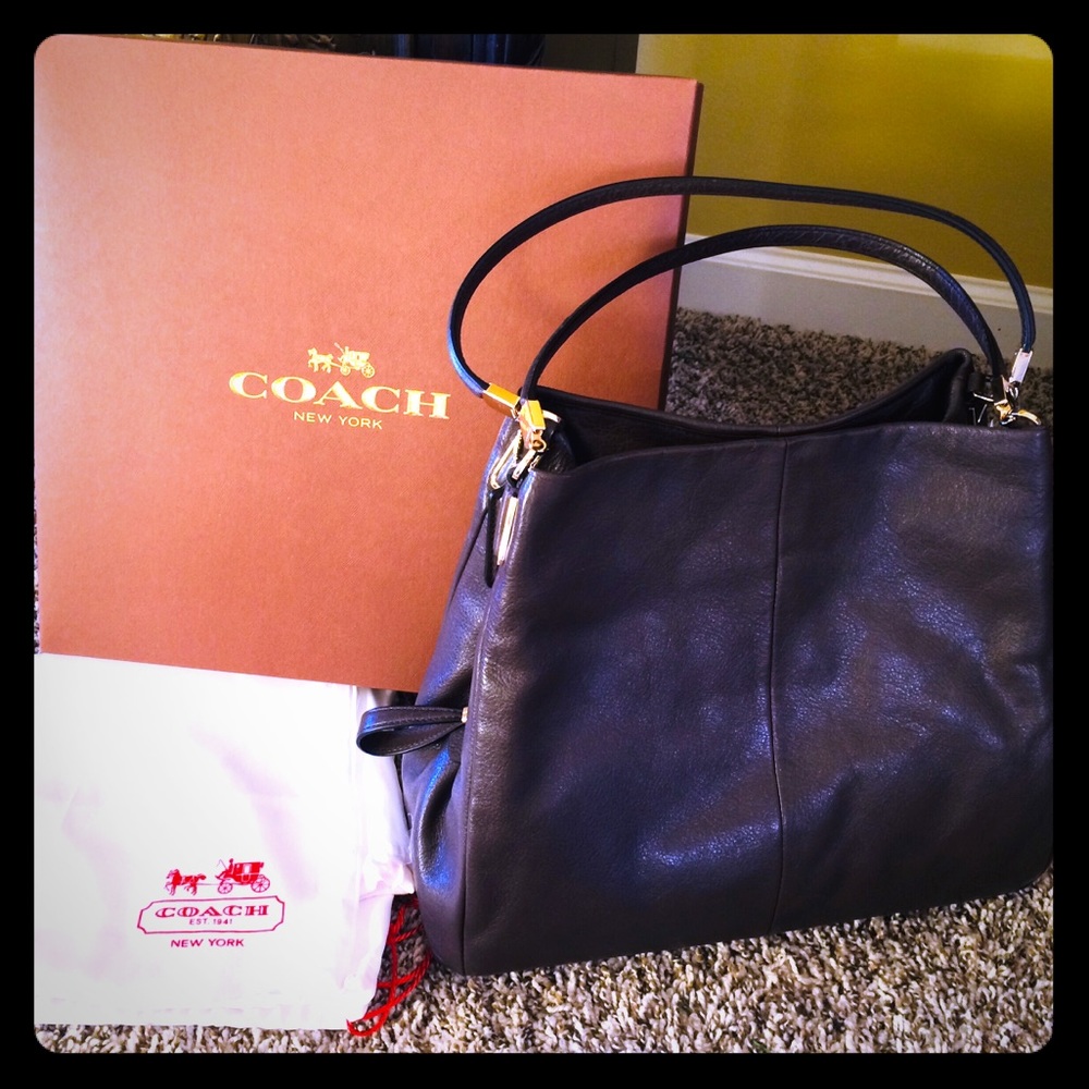 Coach Leather Shoulder Bag